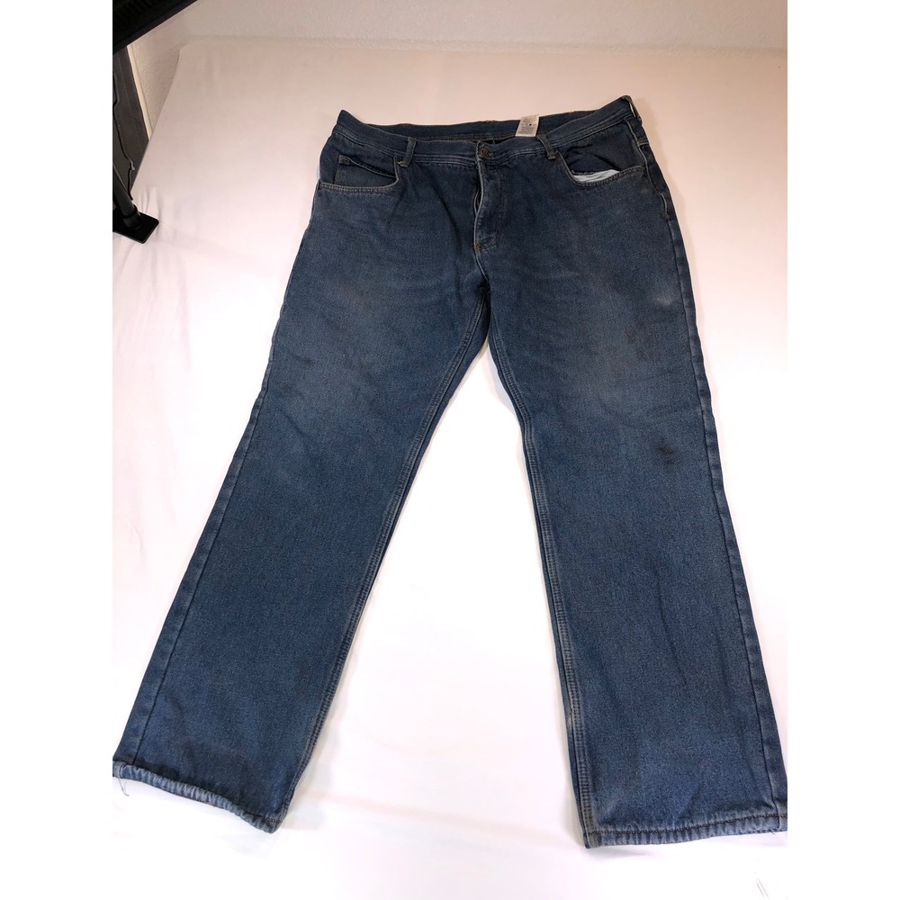 Key Industries Fleece Lined Denim Jeans Blue Workwear FS.1184 38x32